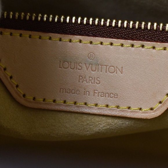 Auth LOUIS VUITTON BABYLONE Shoulder Bag Monogram Leather Brown France - Picture 15 of 16